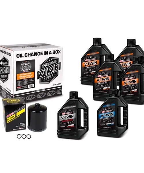 Maxima V-Twin Evolution Oil Change Kit 20W50