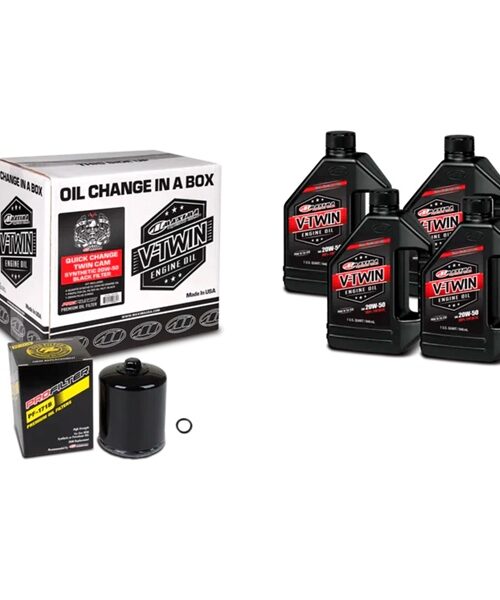 Maxima V-Twin Cam Quick Oil Change Kit 20W50