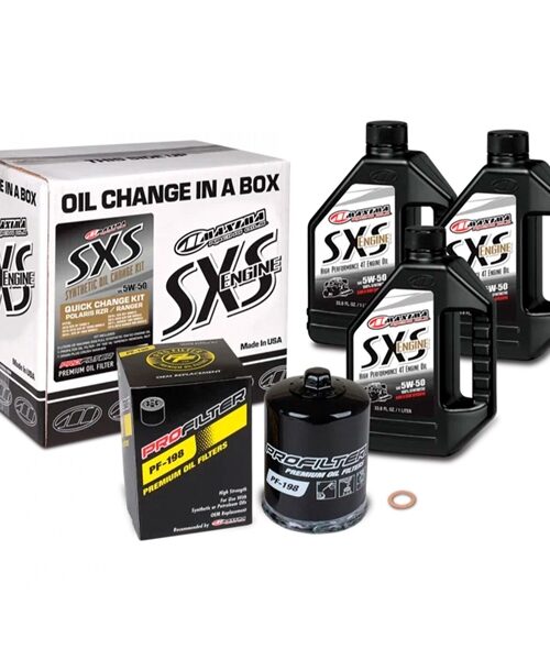 Maxima SXS Quick Oil Change Kit - Polaris RZR/Ranger 5W50