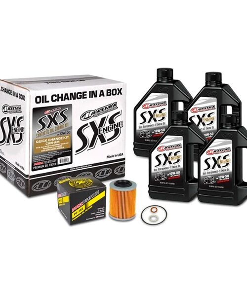 Maxima SXS Quick Oil Change Kit - Can-Am 10W50