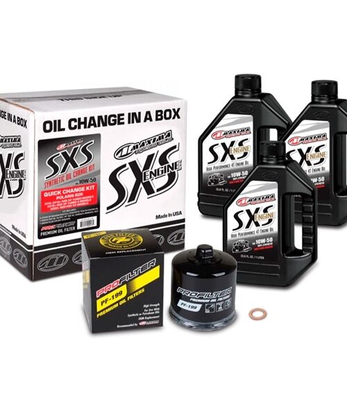 Maxima SXS Quick Oil Change Kit - Polaris Turbo 10W50