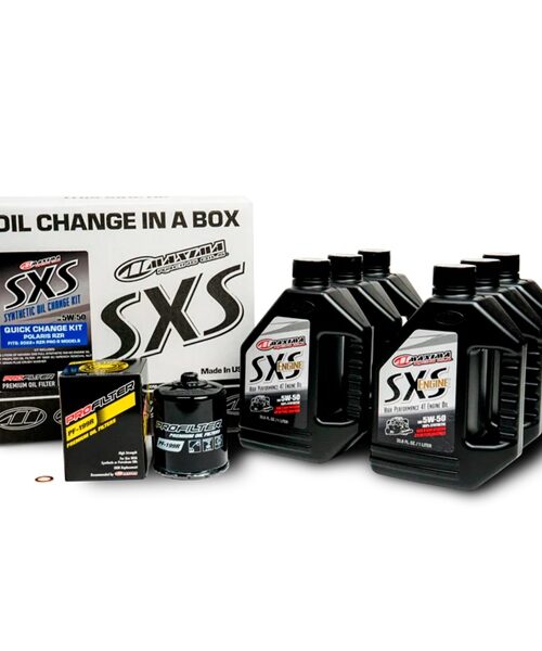 Maxima SXS Quick Oil Change Kit - Polaris RZR Pro R 5W50