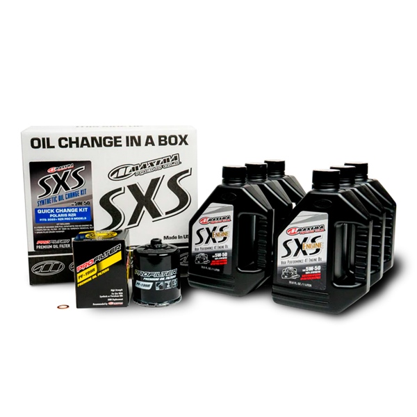Maxima SXS Quick Oil Change Kit - Polaris RZR Pro R 5W50