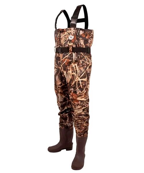 Green Trail StreamFeather Chest Wader - Traction Sole