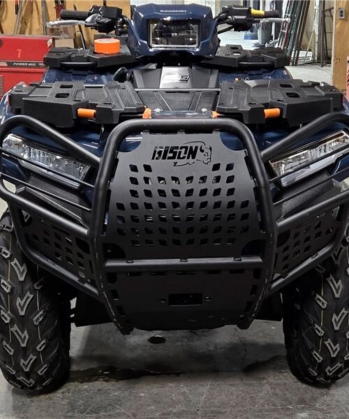 Bison Bumpers Hunter Bumper Front - Steel - Fits Kawasaki