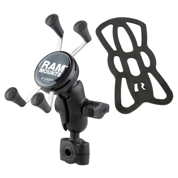 RAM MOUNT X-Grip Phone Mount with Torque Rail Base - Short