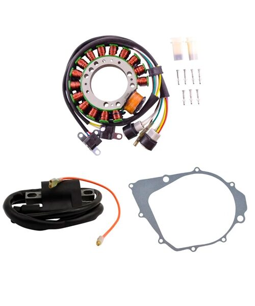 Kimpex HD Stator, Ignition coil and Crankcase Cover Gasket Kit Fits Yamaha - 345472