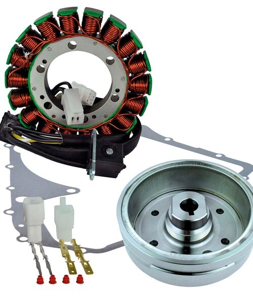 Kimpex HD Improved Flywheel, Stator and Crankcase Cover Gasket Kit Fits Arctic cat, Fits Suzuki - 345512