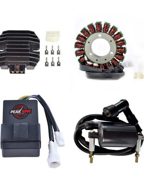 Kimpex HD Stator, CDI Box, Regulator and Ignition Coil Kit Fits Kawasaki - 345523