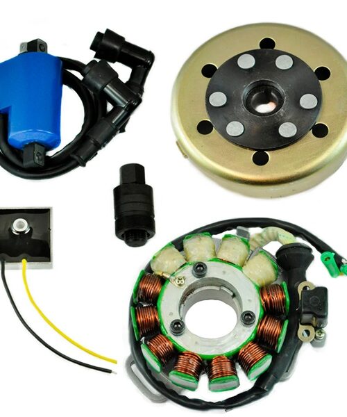 Kimpex HD Stator 200W, Regulator, Ignition Coil, Flywheel and Puller Kit Fits Yamaha - 345532