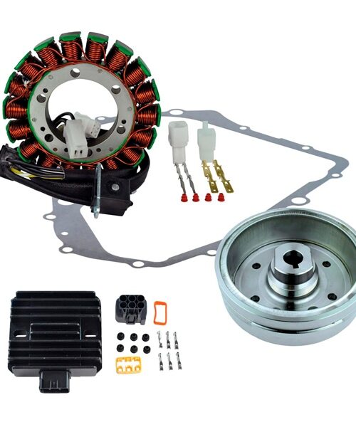 Kimpex HD Stator, Regulator, Improved Magneto Flywheel and Crankcase Cover Gasket Kit Fits Suzuki - 345545