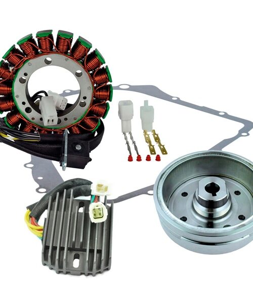 Kimpex HD Stator, Regulator, Improved Magneto Flywheel and Crankcase Cover Gasket Kit Fits Arctic cat - 345550
