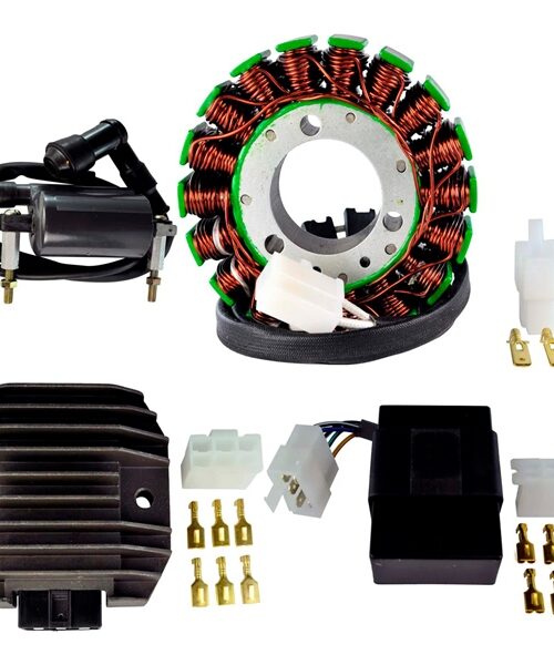 Kimpex HD Stator, CDI Box, Regulator and Ignition Coil Kit Fits Kawasaki - 345558