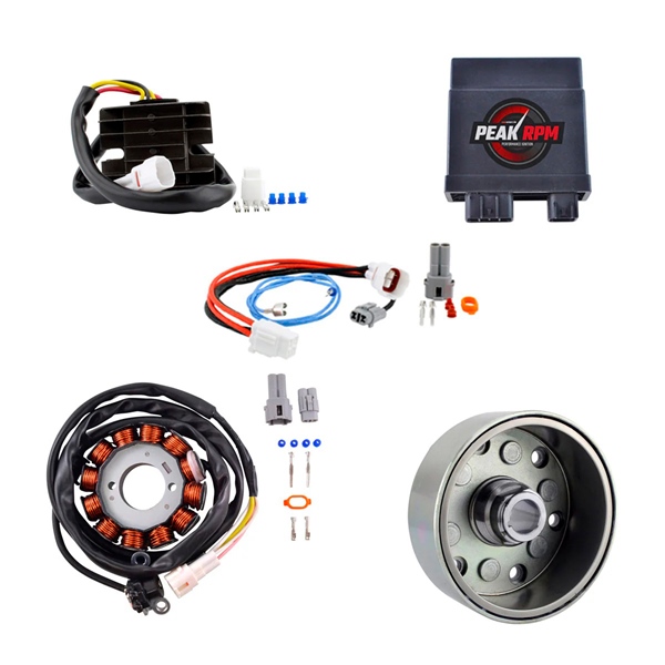 Kimpex HD AC to DC Lighting 140W Stator, Regulator, CDI Box and Flywheel Kit Fits Yamaha - 345567