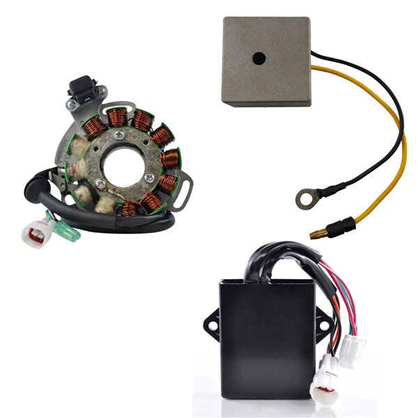 Kimpex HD Stator 200W, Voltage Regulator, CDI Box Kit Fits Yamaha - 345578