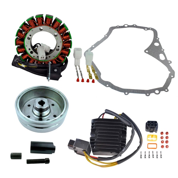 Kimpex HD Stator, Mosfet Regulator, Improved Magneto Flywheel, puller and Gasket Fits Suzuki - 345582