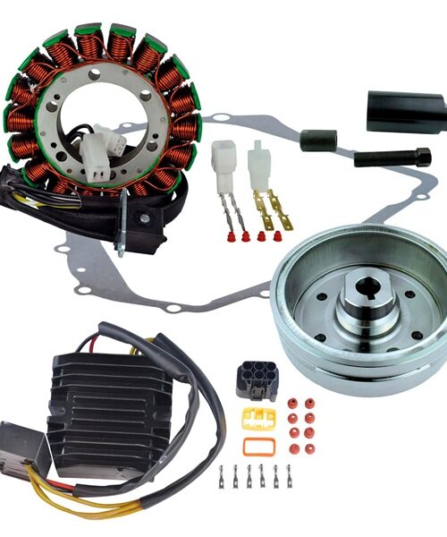 Kimpex HD Stator, Mosfet Regulator, Improved Magneto Flywheel, puller and Gasket Fits Suzuki - 345583