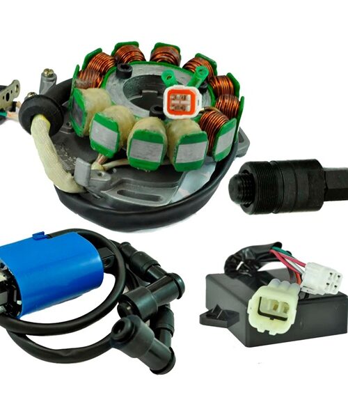 Kimpex HD Stator 200W, Regulator, CDI Box, Ignition Coil and Flywheel Puller Kit Fits Yamaha - 345584