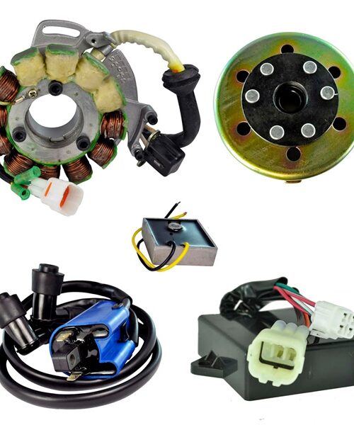 Kimpex HD Stator 200W, Regulator, CDI Box, Coil and Flywheel Fits Yamaha - 345589