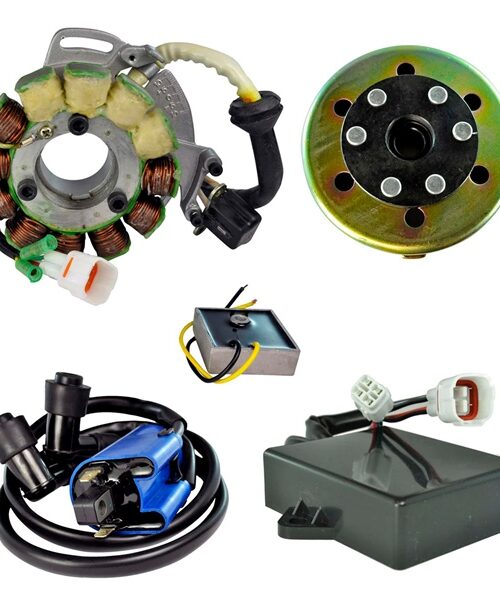 Kimpex HD Stator 200W, Regulator, CDI Box, Coil and Flywheel Fits Yamaha - 345591