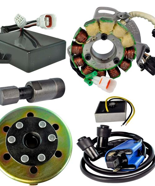 Kimpex HD Stator 200W, Regulator, CDI Box, Ignition Coil, Flywheel and Puller Kit Fits Yamaha - 345594