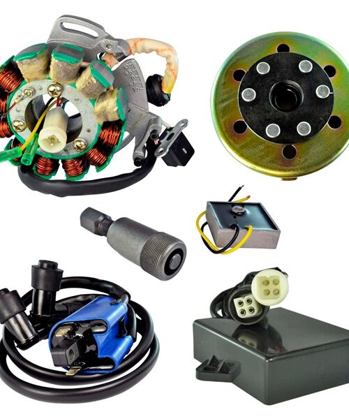 Kimpex HD Stator 200W, Regulator, CDI Box, Ignition Coil, Flywheel and Puller Kit Fits Yamaha - 345595