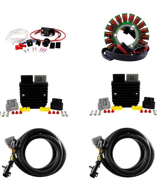 Kimpex HD SPLYT stator, Regulator and Dual Battery Isolator Kit Fits Polaris - 345598