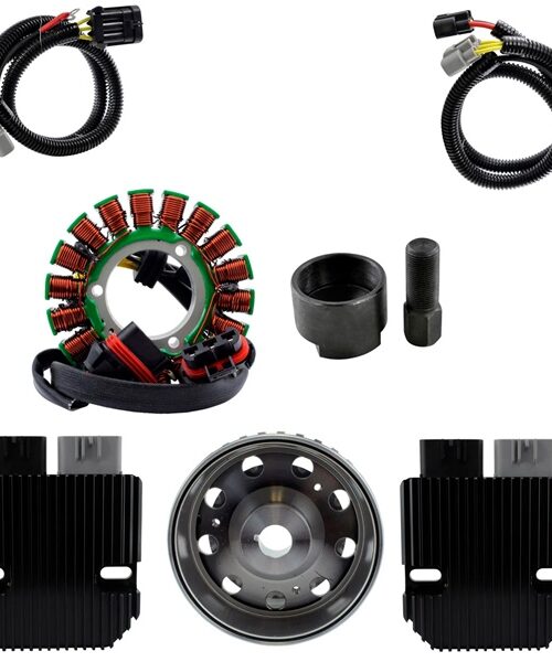 Kimpex HD SPLYT Stator, REVOLT Regulator, Flywheel and Puller Fits Polaris - 345612