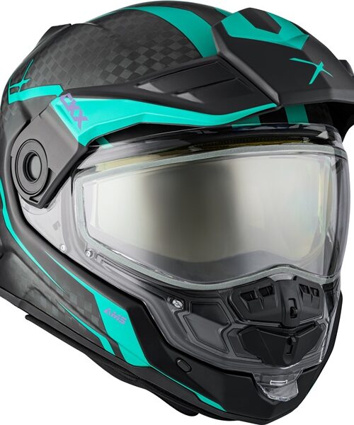 CKX Mission Free-Face Helmet - Carbon Fury