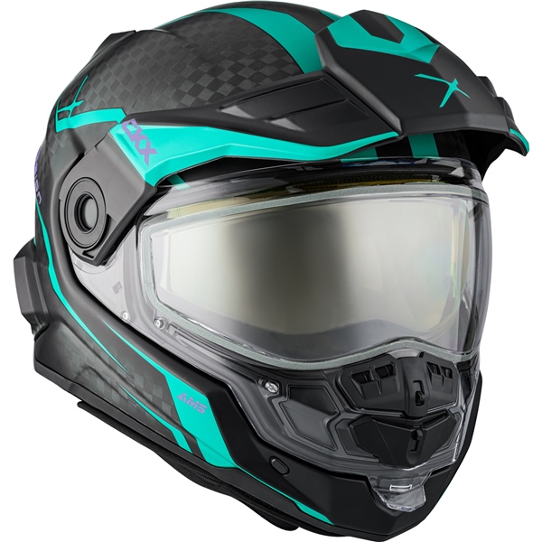 CKX Mission Free-Face Helmet - Carbon Fury