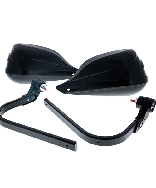 Barkbusters Storm Handguard - Single Point Bar End Mount (threaded)