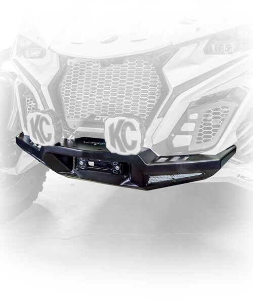 DRT Motorsports HD Winch Bumper Front - Steel - Fits Can-am