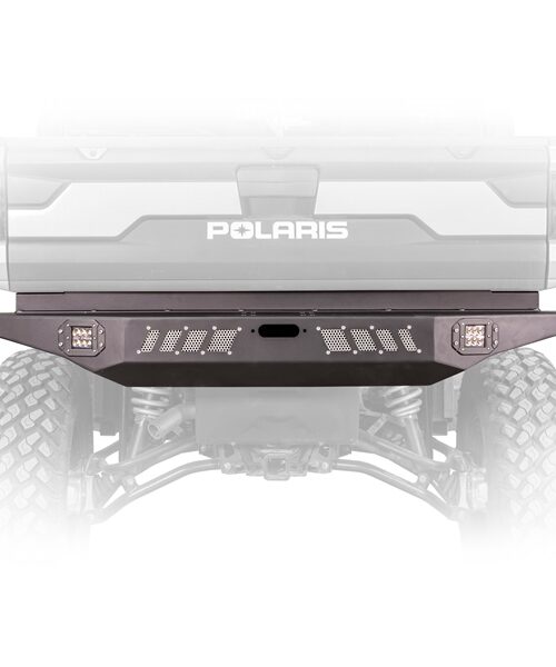 DRT Motorsports Polaris Ranger Winch Bumper Rear - Steel - Fits Polaris